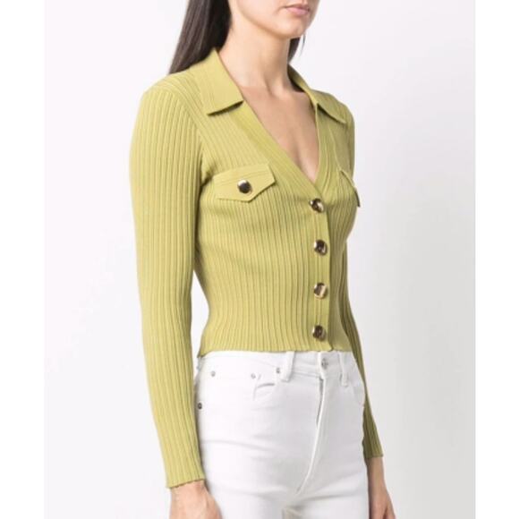 Sandro Axel Rib-Knit Cardigan - Picture 1 of 6